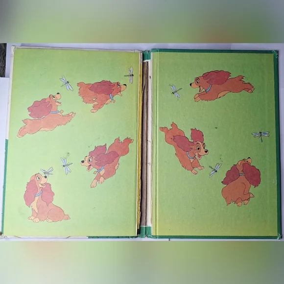 Walt Disney's Lady and The Tramp 1981 first American Edition Grolier Book Club - Picture 4 of 6